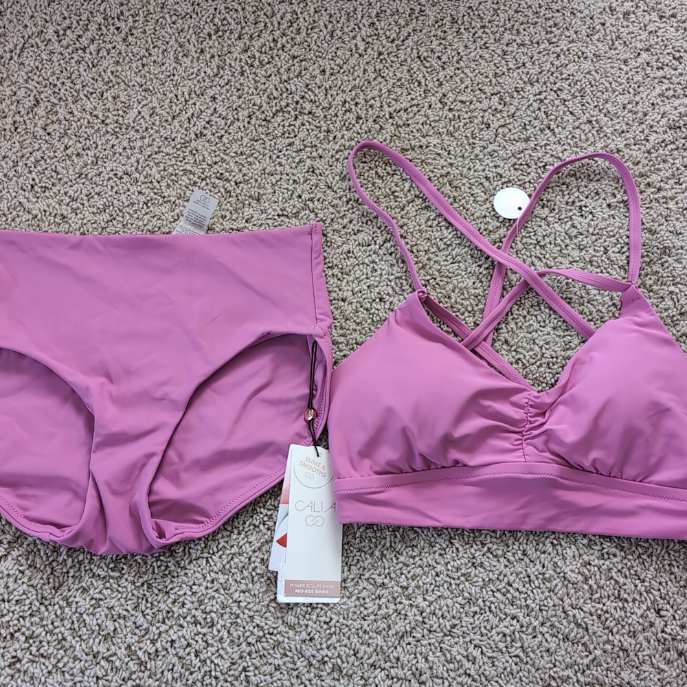 CALIA by Carrie Underwood Pink Bikini Set